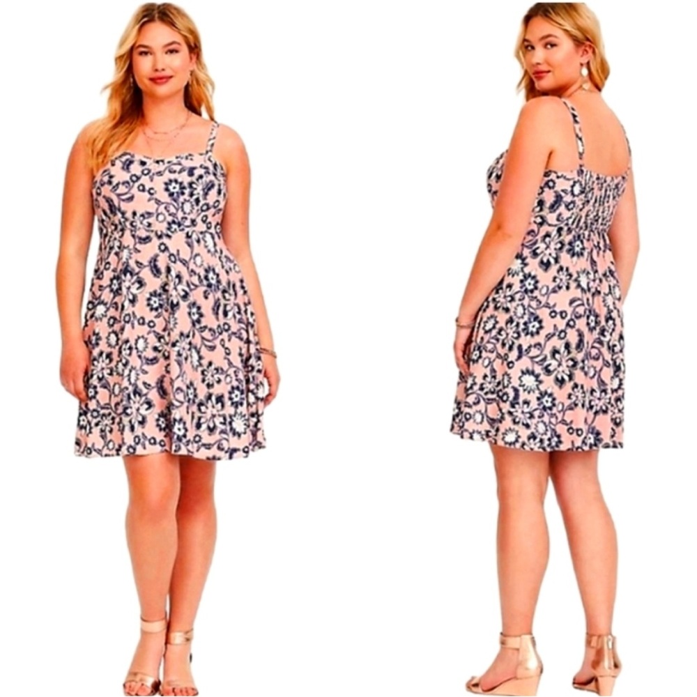 Torrid Mini Challis Sweetheart Dress